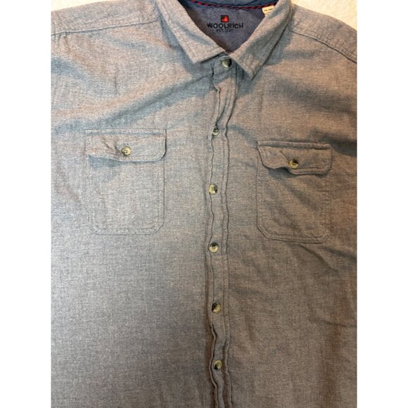 Woolrich Mens Button-Down Long Sleeve Shirt XXL - Picture 12 of 16